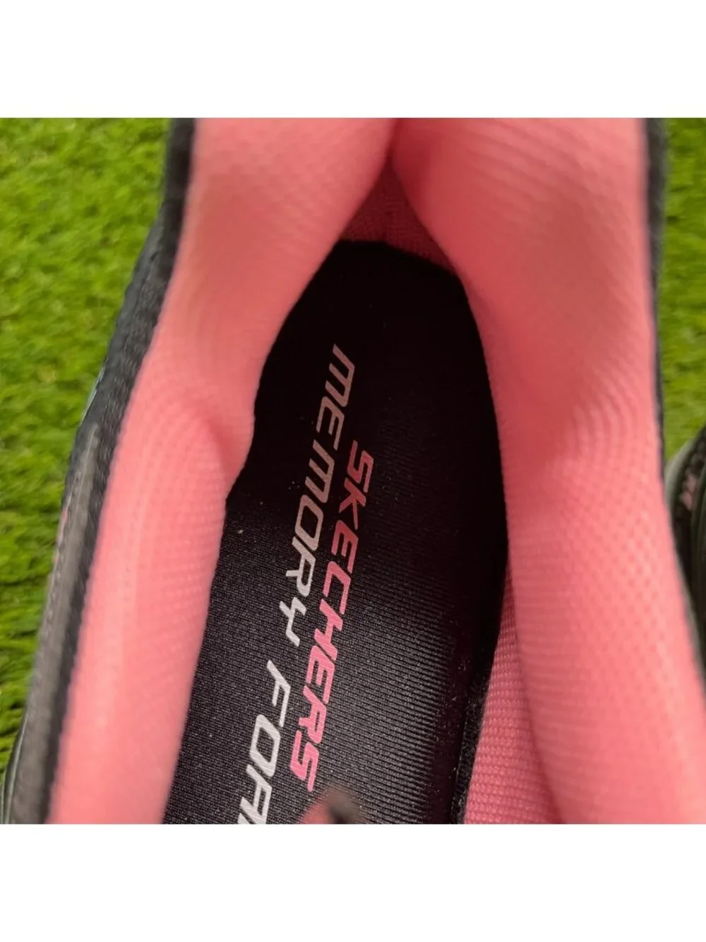 Skechers Hillcrest Vast Adventure Women Size 8 Black Pink Running Shoes Sneakers